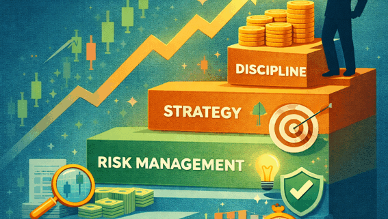 ¿Cuáles son loa pasos para ser rentable en el trading?